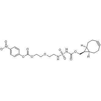 rel-((1R,8S,9s)-Bicyclo[6.1.0]non-4-yn-9-yl)methyl (N-(2-(2-(((4-nitrophenoxy)carbonyl)oxy)ethoxy)ethyl)sulfamoyl)carbamate|CS-0901044