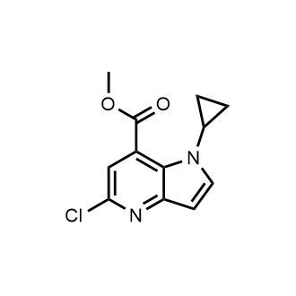 Methyl 5-chloro-1-cyclopropyl-1H-pyrrolo[3,2-b]pyridine-7-carboxylate|CS-0901656