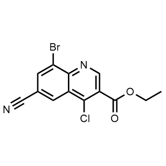 Ethyl 8-bromo-4-chloro-6-cyanoquinoline-3-carboxylate|CS-0901793