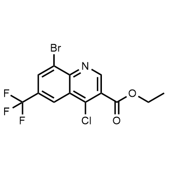 Ethyl 8-bromo-4-chloro-6-(trifluoromethyl)quinoline-3-carboxylate|CS-0902203