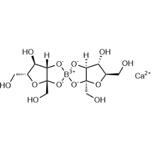 Monocalcium mono((3aR,3a'R,5R,5'R,6S,6aS,6'S,6a'S)-6,6'-dihydroxy-3a,3a',5,5'-tetrakis(hydroxymethyl)octahydro-2,2'-spirobi[furo[2,3-d][1,3,2]dioxaborol]-2-uide)|CS-0902372