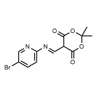 (E)-5-(((5-Bromopyridin-2-yl)imino)methyl)-2,2-dimethyl-1,3-dioxane-4,6-dione|CS-0902449