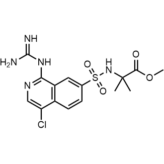 Methyl 2-((4-chloro-1-guanidinoisoquinoline)-7-sulfonamido)-2-methylpropanoate|CS-0902451