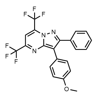 3-(4-Methoxyphenyl)-2-phenyl-5,7-bis(trifluoromethyl)pyrazolo[1,5-a]pyrimidine|CS-0902454