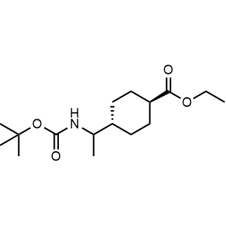 Ethyl (1R,4R)-4-(1-((tert-butoxycarbonyl)amino)ethyl)cyclohexane-1-carboxylate|CS-0902745