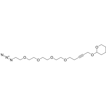 5-(Tetrahydro-2H-pyran-2-yloxy)pent-3-yn-1-peg4-azide|CS-0902880