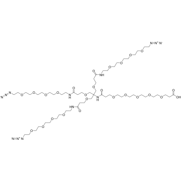 Acid-PEG5-Amide-Tri (3-methoxypropanamide-PEG4-Azide) Methane|CS-0902899