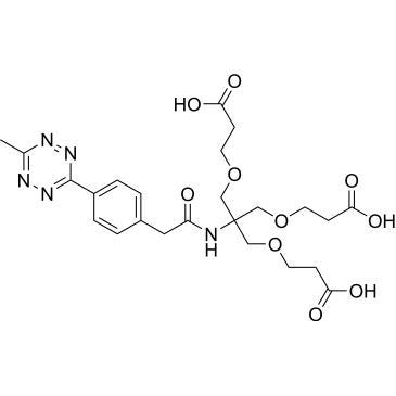 Methyltetrazine-amido-Tri-(acid-PEG1-ethoxymethyl)-methane|CS-0902926