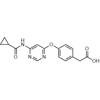 2-(4-((6-(Cyclopropanecarboxamido)pyrimidin-4-yl)oxy)phenyl)acetic acid|CS-0903084