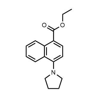Ethyl 4-(pyrrolidin-1-yl)-1-naphthoate|CS-0903368