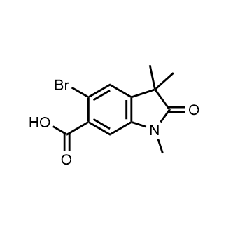 5-Bromo-2,3-dihydro-1,3,3-trimethyl-2-oxo-1H-indole-6-carboxylic acid|CS-0903527
