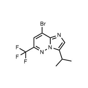 8-Bromo-3-isopropyl-6-(trifluoromethyl)imidazo[1,2-b]pyridazine|CS-0903808