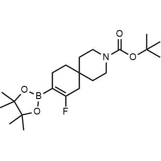 tert-Butyl 8-fluoro-9-(4,4,5,5-tetramethyl-1,3,2-dioxaborolan-2-yl)-3-azaspiro[5.5]undec-8-ene-3-carboxylate|CS-0904222