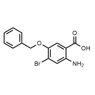 2-Amino-4-bromo-5-(phenylmethoxy)benzoic acid|CS-0904422