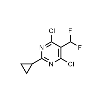 4,6-Dichloro-2-cyclopropyl-5-(difluoromethyl)pyrimidine|CS-0904566