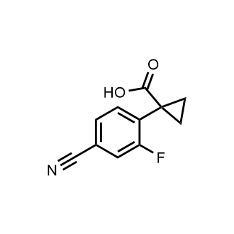 1-(4-Cyano-2-fluorophenyl)cyclopropane-1-carboxylic acid|CS-0904609