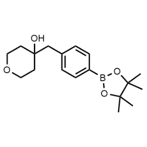 4-(4-(4,4,5,5-Tetramethyl-1,3,2-dioxaborolan-2-yl)benzyl)tetrahydro-2H-pyran-4-ol|CS-0904816