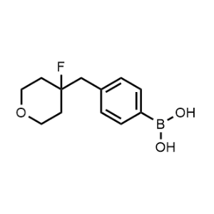 (4-((4-Fluorotetrahydro-2H-pyran-4-yl)methyl)phenyl)boronic acid|CS-0904817
