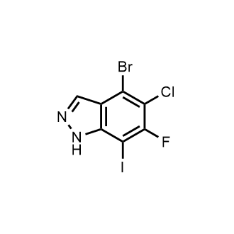 4-Bromo-5-chloro-6-fluoro-7-iodo-1H-indazole|CS-0904859
