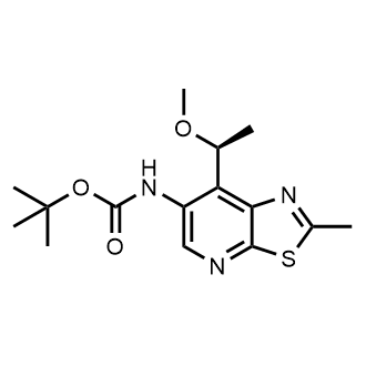tert-Butyl (S)-(7-(1-methoxyethyl)-2-methylthiazolo[5,4-b]pyridin-6-yl)carbamate|CS-0904861