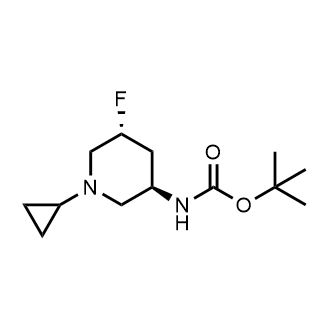 tert-Butyl ((3R,5R)-1-cyclopropyl-5-fluoropiperidin-3-yl)carbamate|CS-0904865