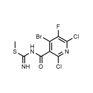 Methyl (4-bromo-2,6-dichloro-5-fluoronicotinoyl)carbamimidothioate|CS-0905329