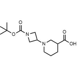 1-[1-[(tert-Butoxy)carbonyl]azetidin-3-yl]piperidine-3-carboxylic acid|CS-0906561