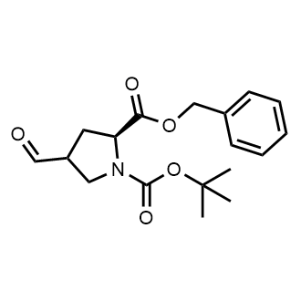 (2S)-2-Benzyl 1-tert-butyl 4-formylpyrrolidine-1,2-dicarboxylate|CS-0907111