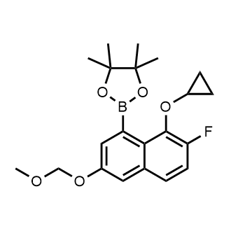 2-(8-Cyclopropoxy-7-fluoro-3-(methoxymethoxy)naphthalen-1-yl)-4,4,5,5-tetramethyl-1,3,2-dioxaborolane|CS-0907139