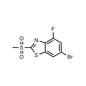 6-Bromo-4-fluoro-2-(methylsulfonyl)benzothiazole|CS-0907276