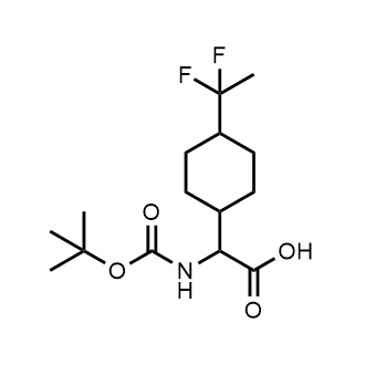 2-((tert-Butoxycarbonyl)amino)-2-(4-(1,1-difluoroethyl)cyclohexyl)acetic acid|CS-0907499