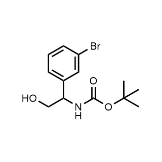 tert-Butyl (1-(3-bromophenyl)-2-hydroxyethyl)carbamate|CS-0907615