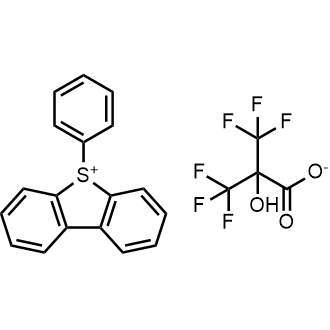 5-Phenyl-5H-dibenzo[b,d]thiophen-5-ium 3,3,3-trifluoro-2-hydroxy-2-(trifluoromethyl)propanoate|CS-0907622