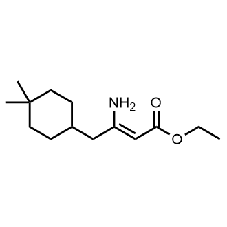 Ethyl 3-amino-4-(4,4-dimethylcyclohexyl)but-2-enoate|CS-0907653