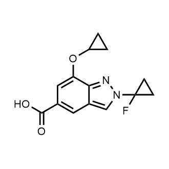 7-(Cyclopropyloxy)-2-(1-fluorocyclopropyl)-2H-indazole-5-carboxylic acid|CS-0907784
