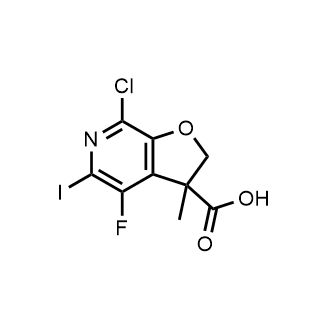 7-Chloro-4-fluoro-5-iodo-3-methyl-2,3-dihydrofuro[2,3-c]pyridine-3-carboxylic acid|CS-0907790