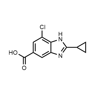 7-Chloro-2-cyclopropyl-1H-benzimidazole-5-carboxylic acid|CS-0907796