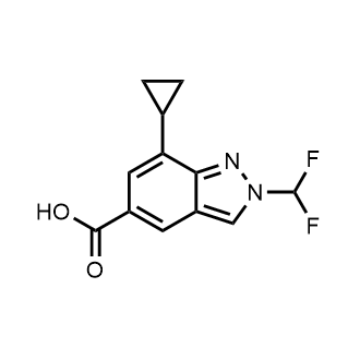 7-Cyclopropyl-2-(difluoromethyl)-2H-indazole-5-carboxylic acid|CS-0907817