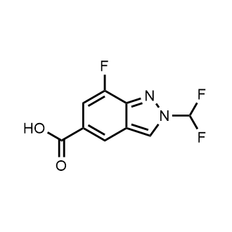 2-(Difluoromethyl)-7-fluoro-2H-indazole-5-carboxylic acid|CS-0907839