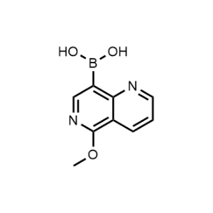 (5-Methoxy-1,6-naphthyridin-8-yl)boronic acid|CS-0908407