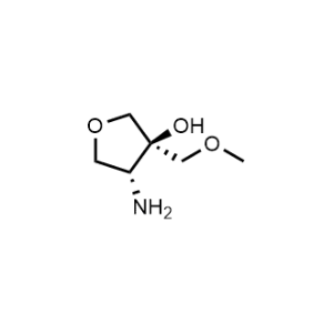 rel-(3R,4R)-4-Amino-3-(methoxymethyl)tetrahydrofuran-3-ol|CS-0908428