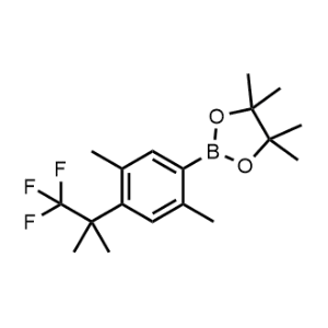 2-(2,5-Dimethyl-4-(1,1,1-trifluoro-2-methylpropan-2-yl)phenyl)-4,4,5,5-tetramethyl-1,3,2-dioxaborolane|CS-0908505
