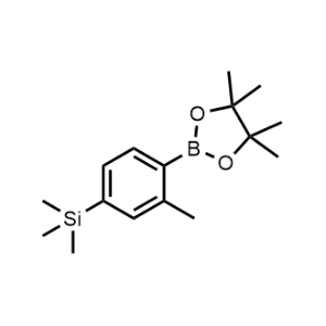 Trimethyl(3-methyl-4-(4,4,5,5-tetramethyl-1,3,2-dioxaborolan-2-yl)phenyl)silane|CS-0908540