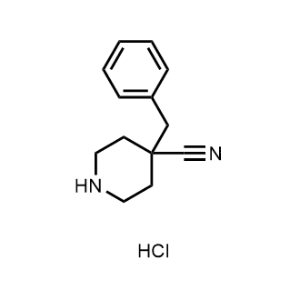 4-Benzylpiperidine-4-carbonitrile hydrochloride|CS-0908585