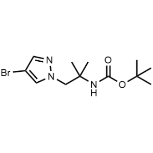tert-Butyl (1-(4-bromo-1H-pyrazol-1-yl)-2-methylpropan-2-yl)carbamate|CS-0908669