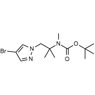 tert-Butyl (1-(4-bromo-1H-pyrazol-1-yl)-2-methylpropan-2-yl)(methyl)carbamate|CS-0908670