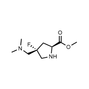(2S,4R)-Methyl 4-((dimethylamino)methyl)-4-fluoropyrrolidine-2-carboxylate|CS-0908695