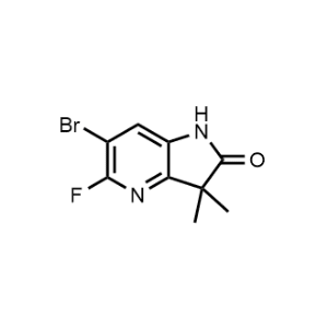 6-Bromo-5-fluoro-1,3-dihydro-3,3-dimethyl-2H-pyrrolo[3,2-b]pyridin-2-one|CS-0908714