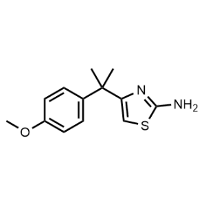 4-(2-(4-Methoxyphenyl)propan-2-yl)thiazol-2-amine|CS-0908724