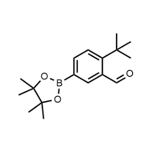 2-(tert-Butyl)-5-(4,4,5,5-tetramethyl-1,3,2-dioxaborolan-2-yl)benzaldehyde|CS-0908852